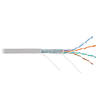 NKL 4200A-GY Кабель NIKOLAN F/UTP, 4 пары, Кат.5e, 24 AWG, внутренний, PVC, 305м/100м