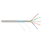 NKL 4240A-GY Кабель NIKOLAN F/UTP, 4 пары, Кат.6, 23 AWG, внутренний, PVC, 305м