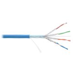 NKL 4355C-IB Кабель NIKOLAN F/FTP, 4 пары, Кат.6a, 23 AWG, внутренний, LSZH, 500м