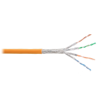 NKL 4540C-OR Кабель NIKOLAN S/FTP, 4 пары, Кат.6, 23 AWG, внутренний, LSZH, 305м