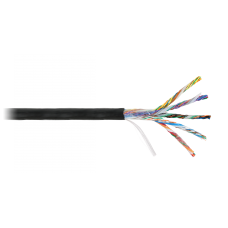 NKL 5610B-BK Кабель NIKOLAN U/UTP, 25 пар, Кат.5, 24 AWG, внешний, PE, 305м