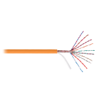 NKL 8115C-OR Кабель NIKOLAN U/UTP, 10 пар, Кат.5, 24 AWG, внутренний/внешний, LSZH, 500/305м