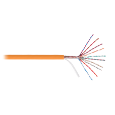 NKL 8115C-OR Кабель NIKOLAN U/UTP, 10 пар, Кат.5, 24 AWG, внутренний/внешний, LSZH, 500/305м