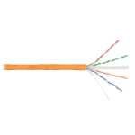 NKL 9140C-OR Кабель NIKOLAN U/UTP, 4 пары, Кат.6, 23 AWG, внутренний, LSZH, 305м/100м, где хх-цвет