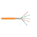 NKL 9150C-OR Кабель NIKOLAN U/UTP 4 пары, Кат.6a, одножильный, внутренний, LSZH, оранжевый, 305м