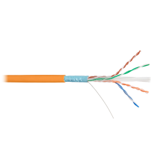 NKL 9240C-OR Кабель NIKOLAN F/UTP, 4 пары, Кат.6, 23 AWG, внутренний, LSZH, 305м