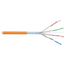 NKL 9340C-OR Кабель NIKOLAN F/FTP, 4 пары, Кат.6, 23 AWG, внутренний, LSZH, 305м/100м