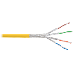 Кабель NIKOLAN S/FTP, 4 пары, Кат.8, 22 AWG, внутренний, LSZH, 500м