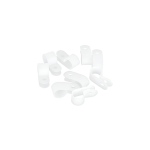 NMC-CHR05-WT-100 Крепление R - образное для кабеля, с крепежным отверстием, белое, 100 шт.