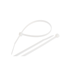 NMC-CTN100-25-SL-WT-100 Стяжки нейлоновые неоткрывающиеся, 100 шт.