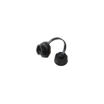 NMC-KJ-BLANK-IS-BK Индустриальный модуль-заглушка NIKOMAX, IP67, с защитной крышкой, черный