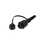 NMC-KJSE2-IS-PC-BK Индустриальные модули-розетки NIKOMAX, кат. 6, RJ45/8P8C, 110/KRONE, T568A/B, STP, черный