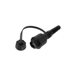 NMC-KJUE2-IS-PC-BK Индустриальные модули-розетки NIKOMAX, кат. 6, RJ45/8P8C, 110/KRONE, T568A/B, UTP, черный