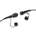 NMC-KJUE2-IS-PC-BK Индустриальные модули-розетки NIKOMAX, кат. 6, RJ45/8P8C, 110/KRONE, T568A/B, UTP, черный