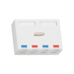 Корпус настенной розетки, на 4 порт