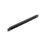 NMC-OK-BRSH-1U-BK Панель-заглушка NIKOMAX 19', 1U, со щеточным кабельным вводом, металлическая, черная