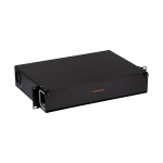 NMC-OKFP-SL-2U-BK Органайзер оптический 19', 2U, металлический, с пластиковыми направляющими, черный