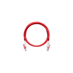 NMC-RJ-LOCK-RD Коммутационный шнур с замком, неэкранированный, категории 6, LSZH, 0,5-3 м, красный