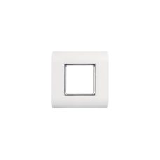 NMC-PL1PM-WT Настенная лицевая панель 80x80 мм под 1 вставку Mosaic 45x45 мм