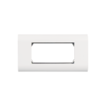 NMC-PL2PM-WT Настенная лицевая панель 148x80 мм под 2 вставки Mosaic 45x45 мм