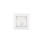 NMC-PL80X80-1PA-WT Настенная лицевая панель 80х80 мм под 1 модуль типа Keystone