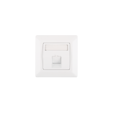 NMC-PL80X80-1PA-WT Настенная лицевая панель 80х80 мм под 1 модуль типа Keystone