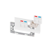 NMC-PM2P-PF-WT Вставка формата Mosaic 45x45 мм, 2 порта