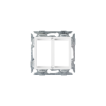NMC-PV2MH-WW Адаптерная панель формата Valena на 2 вставки формата Mosaic 45х22,5мм