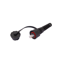 NMC-RJ88RA50UE3-IS-BK Индустриальный коннектор RJ45/8P8C Кат.6, неэкранированный, IP67, черный