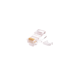 NMC-RJ88RE50UD2-100 Коннектор под витую пару, категории 5e, 8P8C, со вставкой, универсальные ножи, 100 шт.