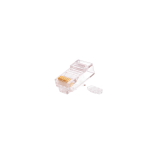 NMC-RJ88RZ50UE3-100 Коннектор под витую пару, категории 6, 8P8C, со вставкой, универсальные ножи, 100 шт.