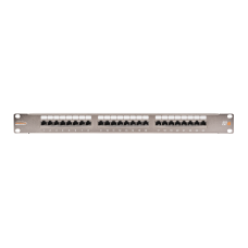 NMC-RP24SE2-1U-MT Экранированная патч-панель, 24 порта, 19, 1U, категория 6