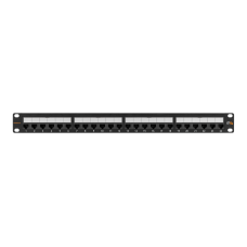 NMC-RP24UA2-1U-BK Неэкранированная патч-панель, 24 порта, 19', 1U, категория 6a