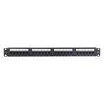 NMC-RP24UE2-ES-1U-BK Неэкранированная патч-панель, 24 порта, 19', 1U, категория 6