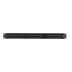 NMC-RP48UE2-HR-1U-BK Неэкранированная патч-панель, 48 портов, 19', 1U, категория 6