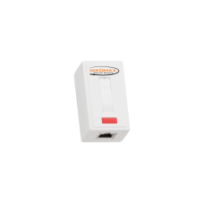 NMC-WO1SE2-WT Настенная розетка экранированная, кат.6, 1 порт, на печатных платах