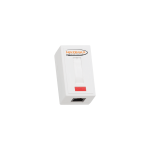 NMC-WO1UD2-WT Настенная розетка неэкранированная, кат.5e, 1 порт, на печатных платах