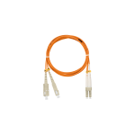 NMF-PC2M2C2-SCU-LCU-001 Переходной шнур, двойной, MM 50/125, OM2, SC/UPC-LC/UPC, LSZH, где ххх - длина