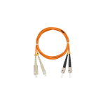 NMF-PC2M2C2-SCU-STU-001 Переходной шнур, двойной, MM 50/125, OM2, SC/UPC-ST/UPC, LSZH, где ххх - длина
