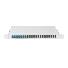 NMF-RP08SCUS2-WS-ES-1U-GY Оптический кросс 19', 1U, укомплектованный на 8 портов SC/UPC (8 одинарных SC/UPC адаптеров)