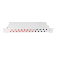 NMF-RP16FCUS2-WS-ES-1U-GY Оптический кросс 19', 1U, укомплектованный на 16 портов FC/UPC NMF-RP16FCUS2-WS-ES-1U-GY Оптический кросс 19', 1U, укомплектованный на 16 портов FC/UPC