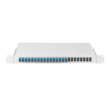 NMF-RP16SCUS2-WS-ES-1U-GY Оптический кросс 19', 1U, укомплектованный на 16 портов SC/UPC (16 одинарных SC/UPC адаптеров)