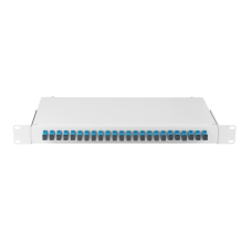 NMF-RP24SCUS2-WS-ES-1U-GY Оптический кросс 19', 1U, укомплектованный на 24 портов SC/UPC (24 одинарных SC/UPC адаптеров)