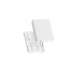 NMF-WO2-BLANK-CP-WT Корпус оптической настенной розетки (кросс), до 2 портов SC или LC, белый