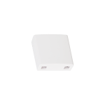 NMF-WO2-BLANK-CS-WT Корпус оптической настенной розетки (кросс), до 2 портов SC или LC, белый, с гильзами