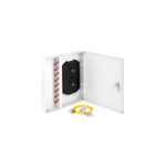 NMF-WP16FCUS2-IP-ES-GY Оптический кросс NIKOMAX настенный, укомплектованный на 16 портов FC/UPC, SM 9/125 OS2, полный комплект