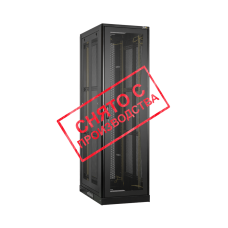 TFE-246010-PPPP-BK Ш600хГ1000мм, дверь перфорация, перфорированные стенки, черный