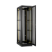 TFE-246010-PPPP-BK Ш600хГ1000мм, дверь перфорация, перфорированные стенки, черный