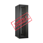 TFE-246010-PMPM-BK Ш600хГ1000мм, дверь перфорация, цельнометалич-е стенки, черный
