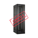 TFE-338010-PPPP-BK Ш800хГ1000мм, дверь перфорация, перфорированные стенки, черный